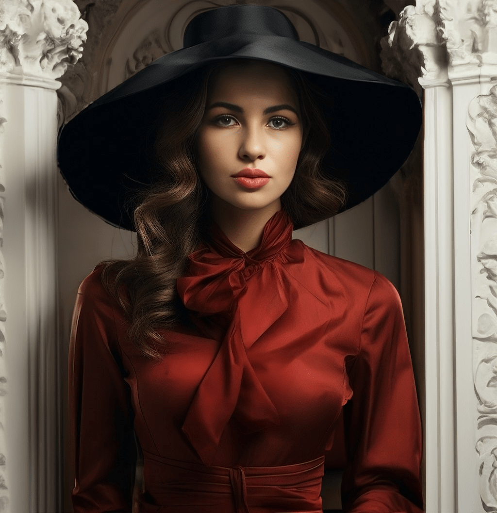 Portrait von Annika Koser das mit Photoshop und künstlicher Intelligenz von Markus Geretshauser bearbeitet wurde.