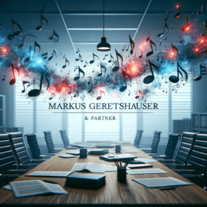 [Strophe 1] Sie sind einzigartig, Ihr Unternehmen strahlt, Wir sind die Künstler, die Ihre Geschichte malt. Mit Noten und Worten, maßgeschneidert und klar, „Markus Geretshauser & Partner“, wir machen es wahr. [Refrain] Erinnerungen & Werte, heute für morgen, In Liedern, die leuchten, nicht verborgen. Für Ihr Unternehmen, für Ihren Traum, „Markus Geretshauser & Partner“, der musikalische Raum. ODER mit anderen Worten gesagt, erstellen wir gerne für Sie und Ihre Firma Jingles, Intros, Musik und Songtexte. 😊