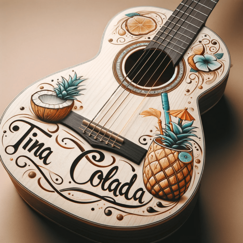 KI Bild für die Band: Tina Colada