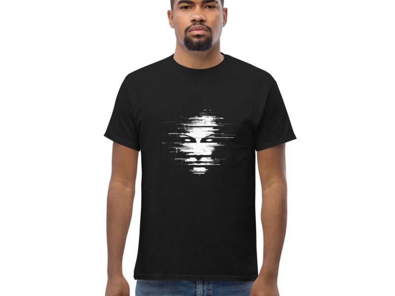 Das Hackerportrait - Klassisches Herren-T-Shirt