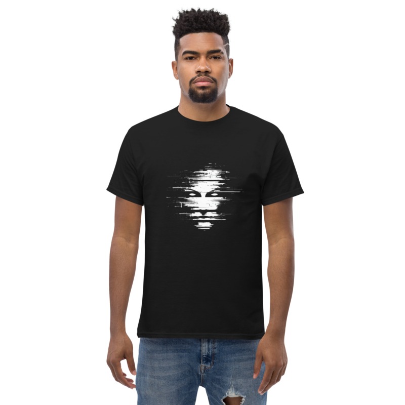 Das Hackerportrait - Klassisches Herren-T-Shirt