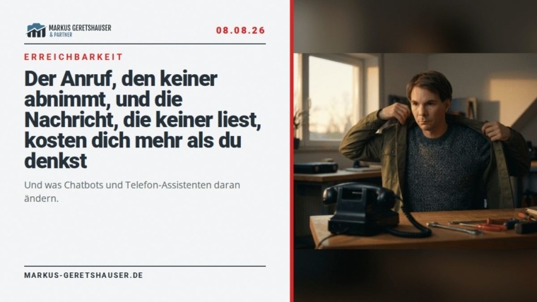 Der Anruf, den keiner abnimmt, und die Nachricht, die keiner liest