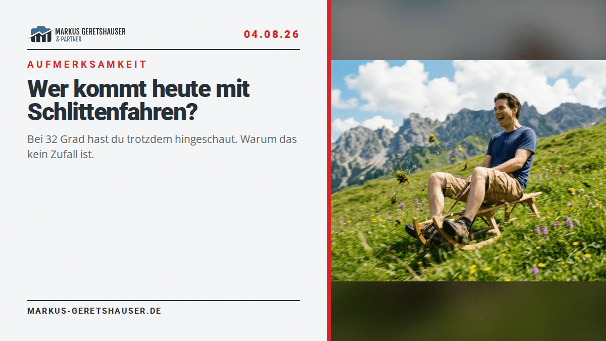 Wer kommt heute mit Schlittenfahren?